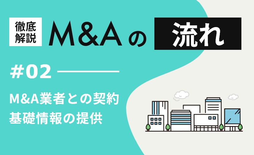 M&Aの流れ 徹底解説 – #02. M&A業者との契約～基礎情報の提供